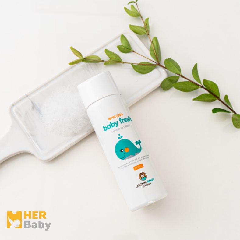 Xịt diệt khuẩn JOONA BABY Baby Fresh khử mùi cho đồ chơi, bình sữa, núm ti an toàn cho bé 300ml - Herbaby