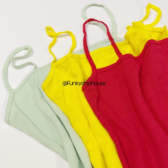 Áo 2 dây croptop