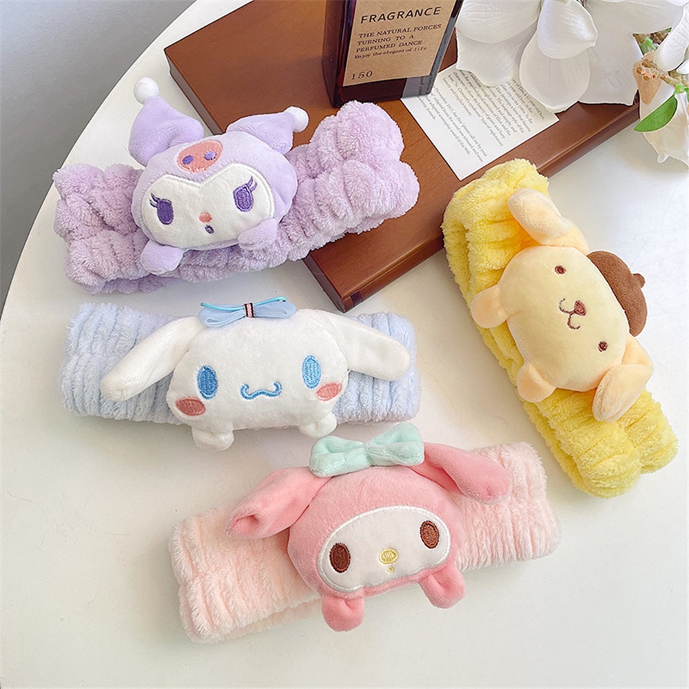 Băng Đô Cài Tóc Chống Trượt Hình Búp Bê Hoạt Hình Dễ Thương