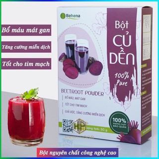 Bột củ dền behena nguyên chất sấy lạnh 50g