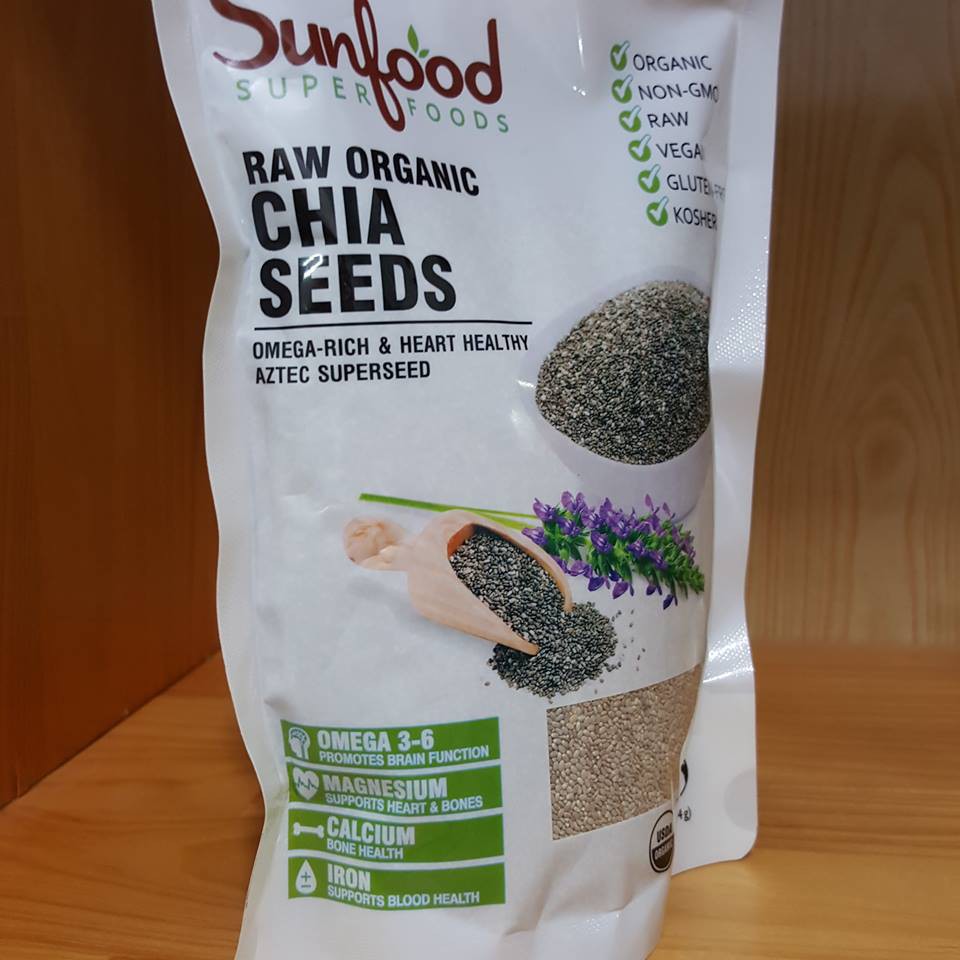 Hạt Chia HỮU CƠ USA Trắng giảm cân SunfoodTúi 454g date 3 2024 | BigBuy360 - bigbuy360.vn
