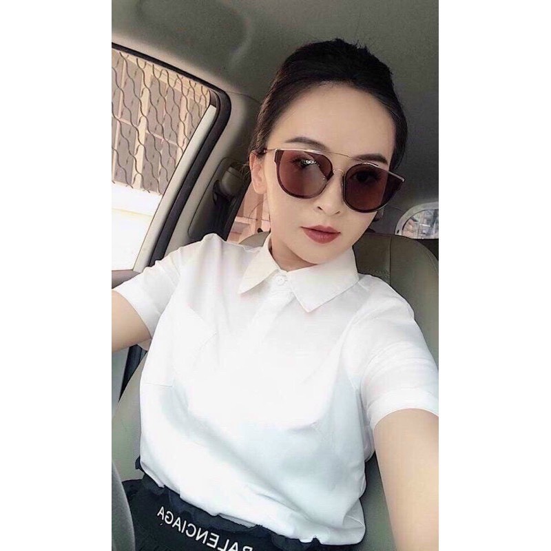 [rẻ_đẹp] 1007 áo sơ mi tay cộc ko túi xinh xin mịn