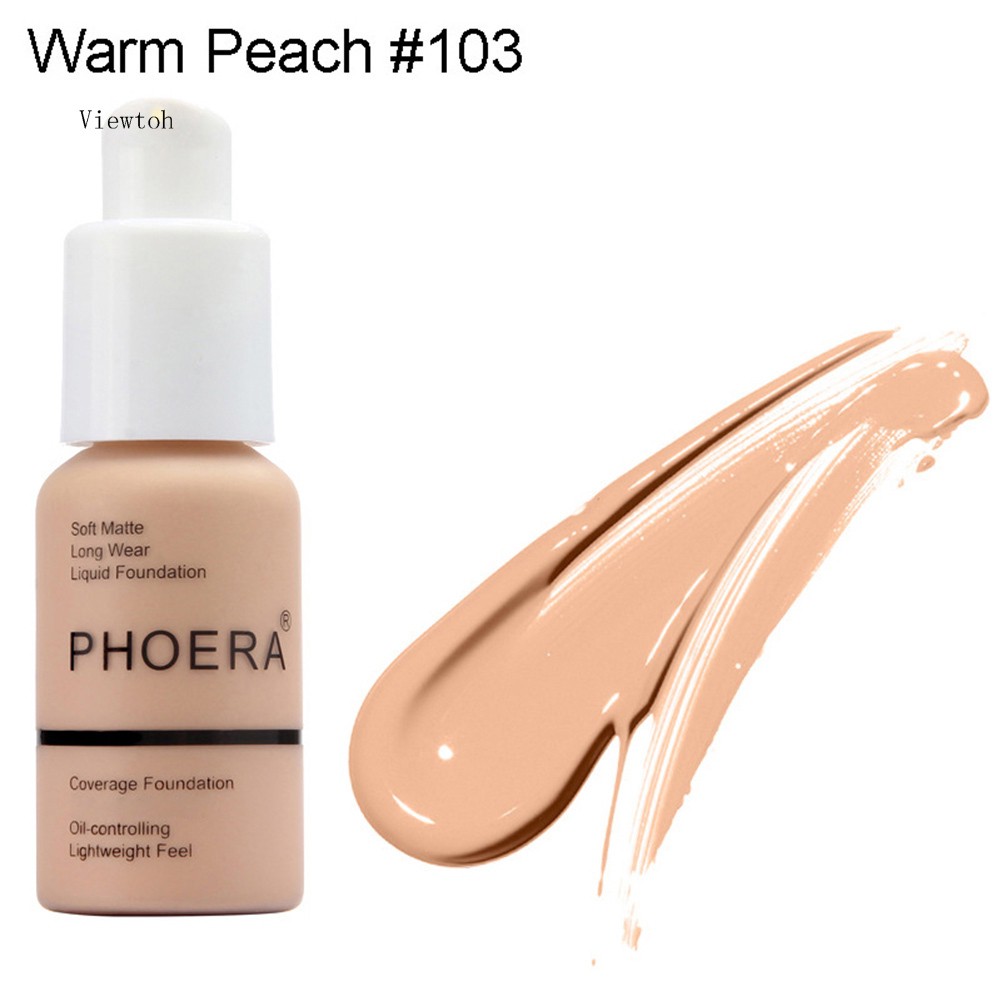 [Hàng mới về] Kem nền PHOERA kiềm dầu che khuyết điểm lâu trôi | BigBuy360 - bigbuy360.vn