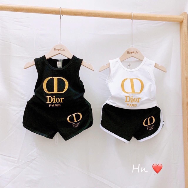 Bộ dior màu đen