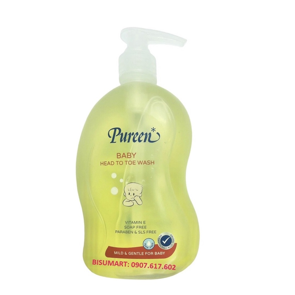 Sữa Tắm Gội Toàn Thân 2 IN 1 Pureen 750ml