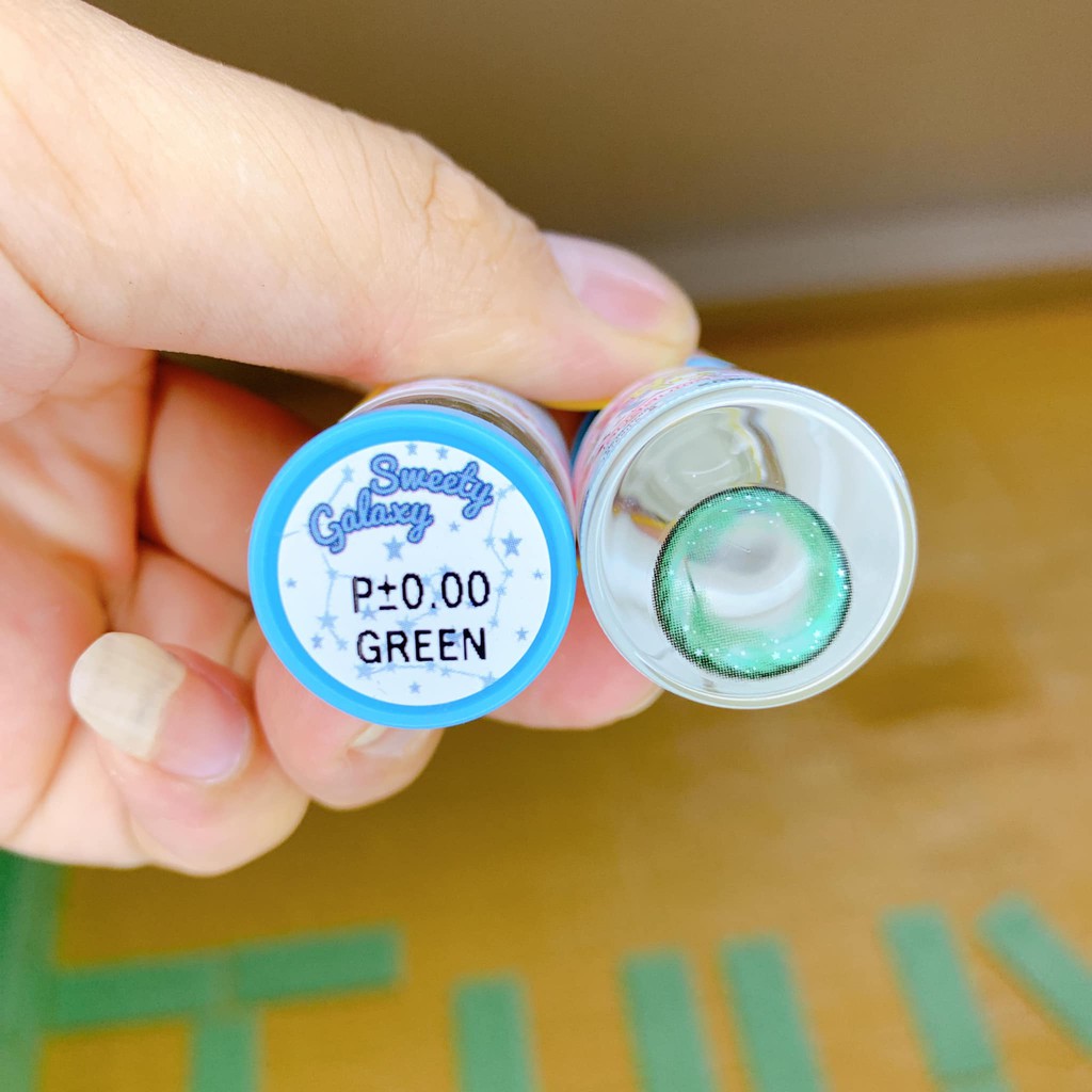 {Không độ}- Green- Lens Xanh Lá