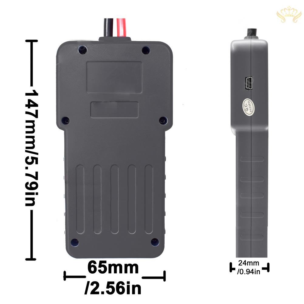 Thiết Bị Phân Tích Ắc Quy Kỹ Thuật Số 12 Bước Micro-200 Pro Chuyên Dụng Cho Xe Hơi Xe Máy