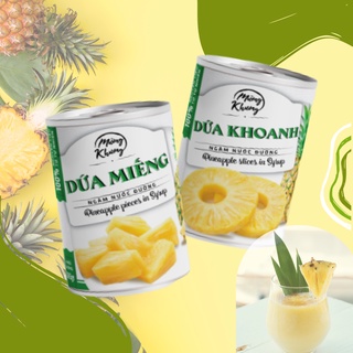 Dứa Ngâm Nước Đường Cát Long Đóng Lon 565g – ASIA HOME Chính Hãng