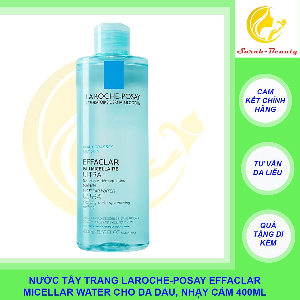 [CHÍNH HÃNG]Nước Tẩy Trang La Roche-Posay Effaclar Micellar Water Cho Da Dầu, Da Nhạy Cảm