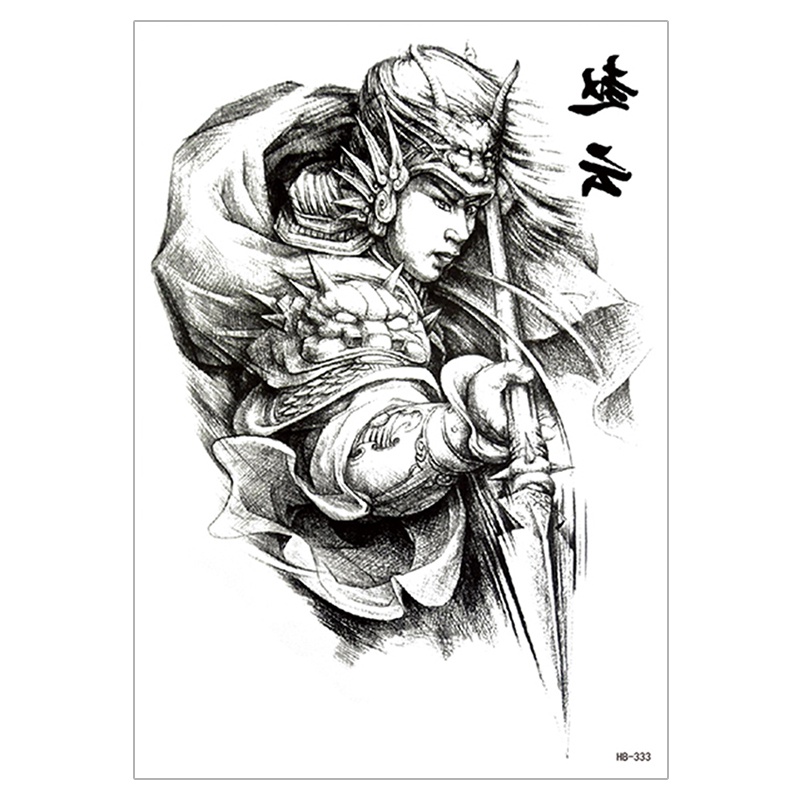 Mới Hình Xăm Dán Tạm Thời Hình Rồng / Sư Tử Chống Nước