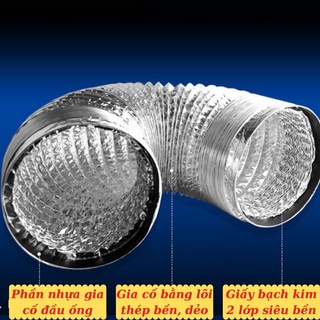 Ống bạc hút mùi thông gió Ø150*8m