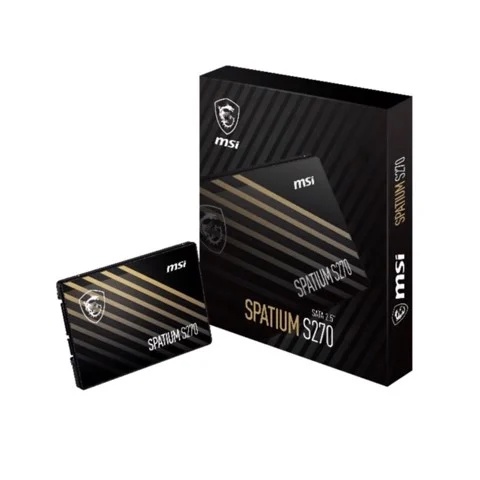 Ổ cứng SSD MSI SPATIUM S270 240GB 2.5'' SATA III 3D NAND mới chính hãng
