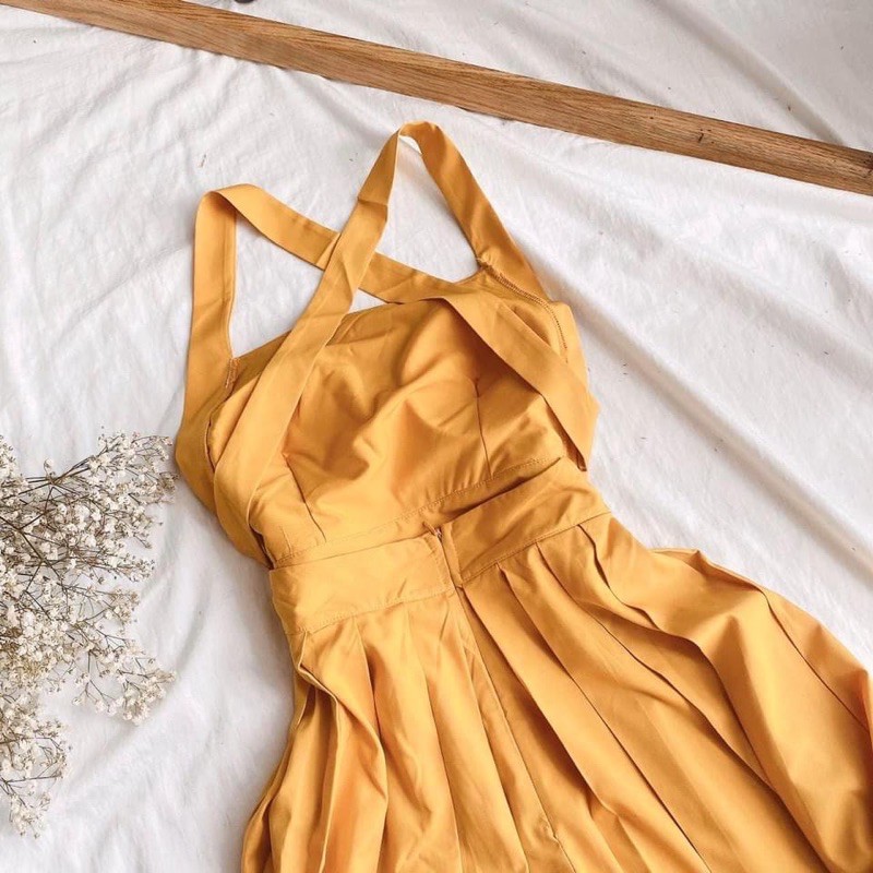 maxi vàng đan lưng kèm tuban 7137 | BigBuy360 - bigbuy360.vn