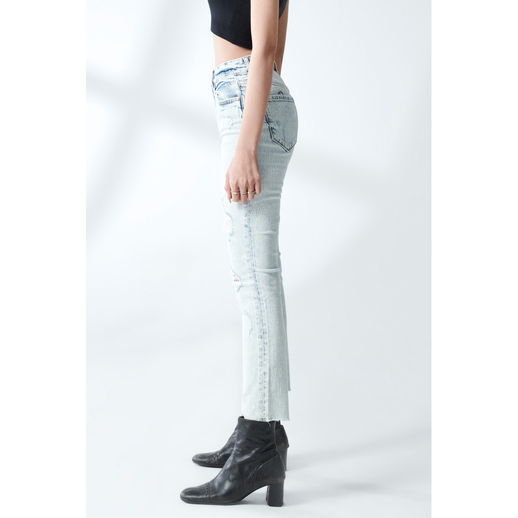 Quần Jeans Nữ Dáng Slim Rách Gối V-SIXTYFOUR - 220WD1083F1910