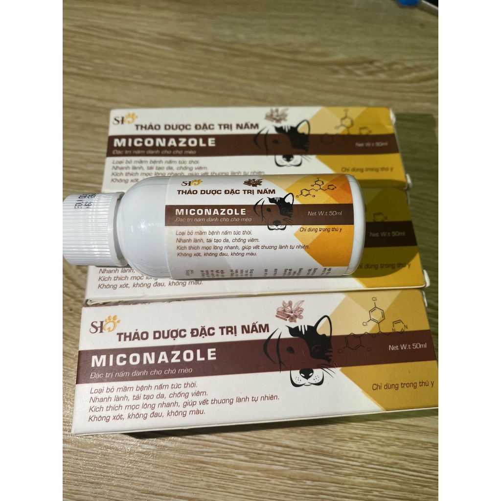 Xịt nấm ngứa da Miconazole 50M cho pets