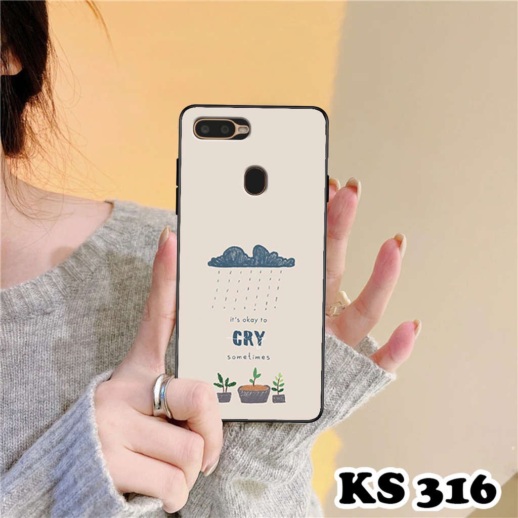 Ốp lưng Oppo F9 - Oppo F7 - Ốp in hình BlueSky - Chất liệu TPU chống sốc bảo vệ lưng máy