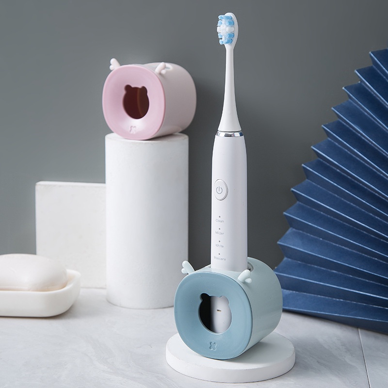 Giá Đỡ Bàn Chải Đánh Răng Điện Treo Tường Hình Hoạt Hình