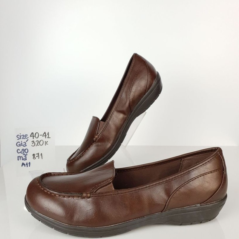 SIZE 40-41 - GIÀY BÚP BÊ DA THẬT - HIỆU COMFORT PLUS - CỦA MỸ - HÀNG SI CAO CẤP