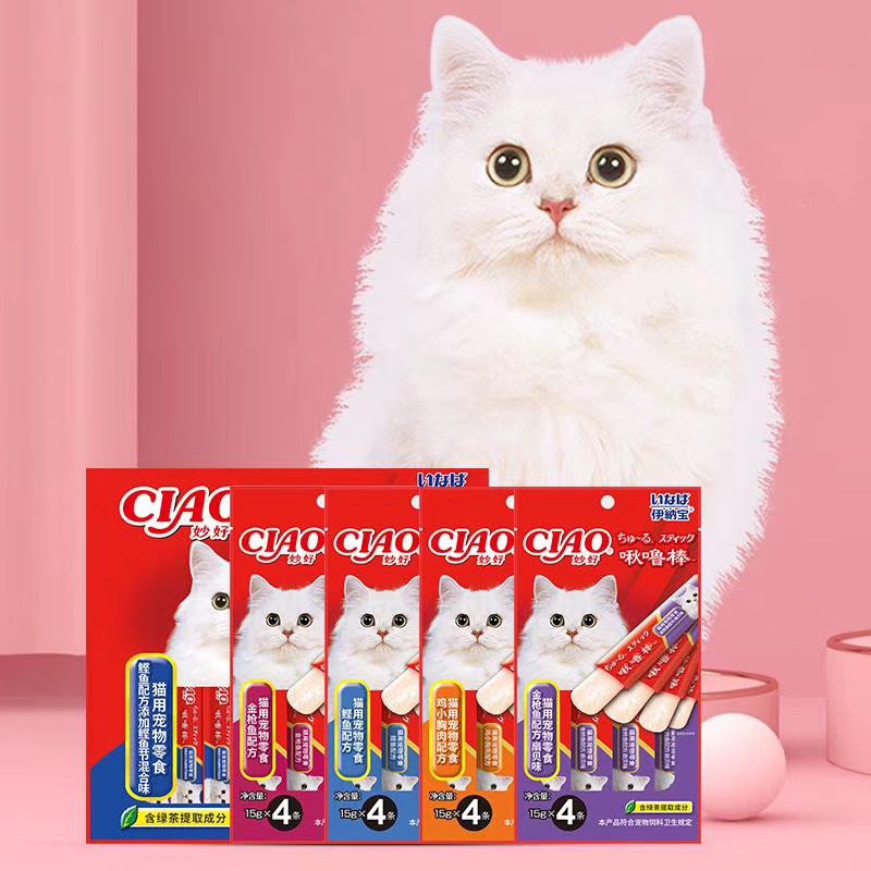Ciao Stick- Snack thưởng cho mèo dạng thạch ( DATE T7/22 )