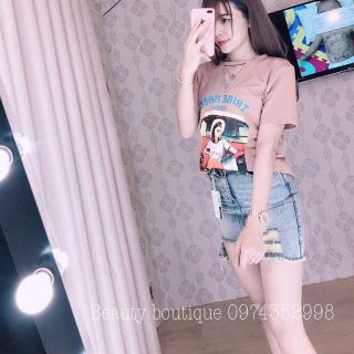 Áo thun in hình cực chất