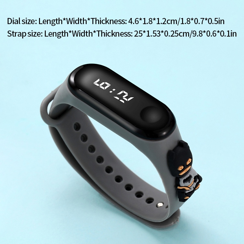 1 Đồng Hồ Đeo Tay Hoạt Hình Cho Bé