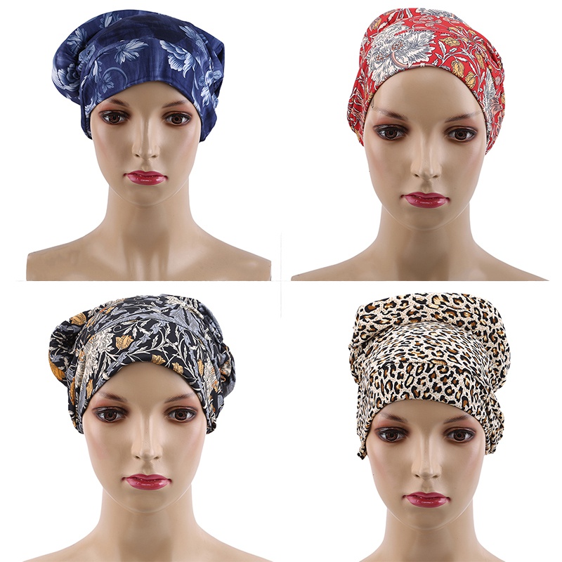 Mũ Turban Họa Tiết Da Báo