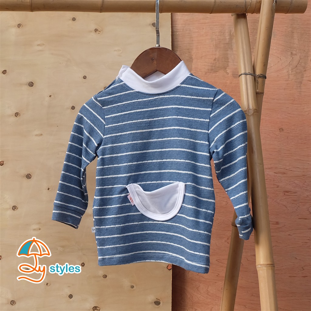 Áo dài tay cotton cổ lọ thu đông cho bé 6m-2y - Ôly styles Việt Nam