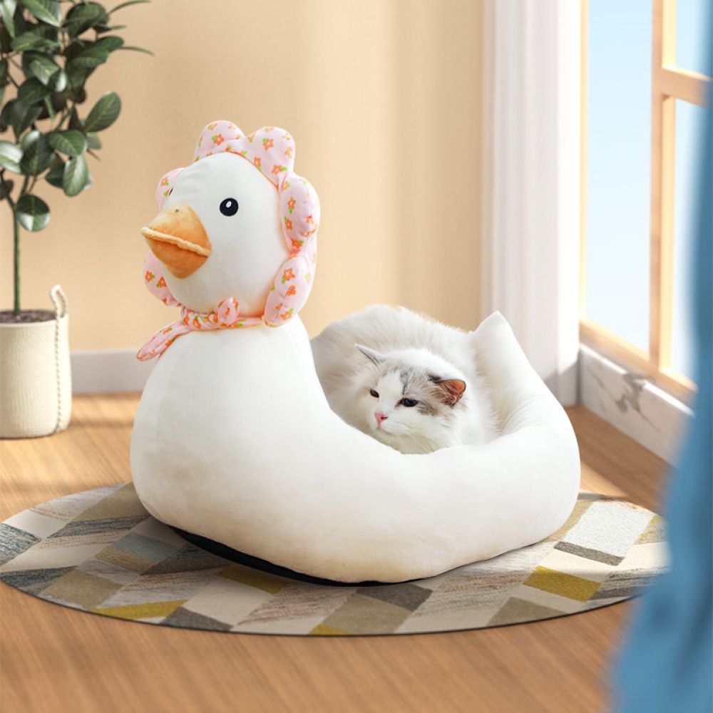 Đệm nằm cho thú cưng hình vịt/cánh cụt