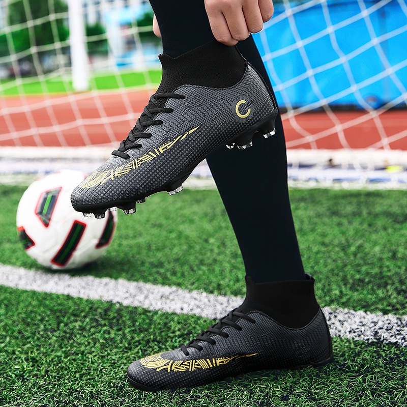 FG CR7 Mercurial Giày bóng đá chất lượng cao Giày bóng đá trên cỏ tự nhiên Size:35-45