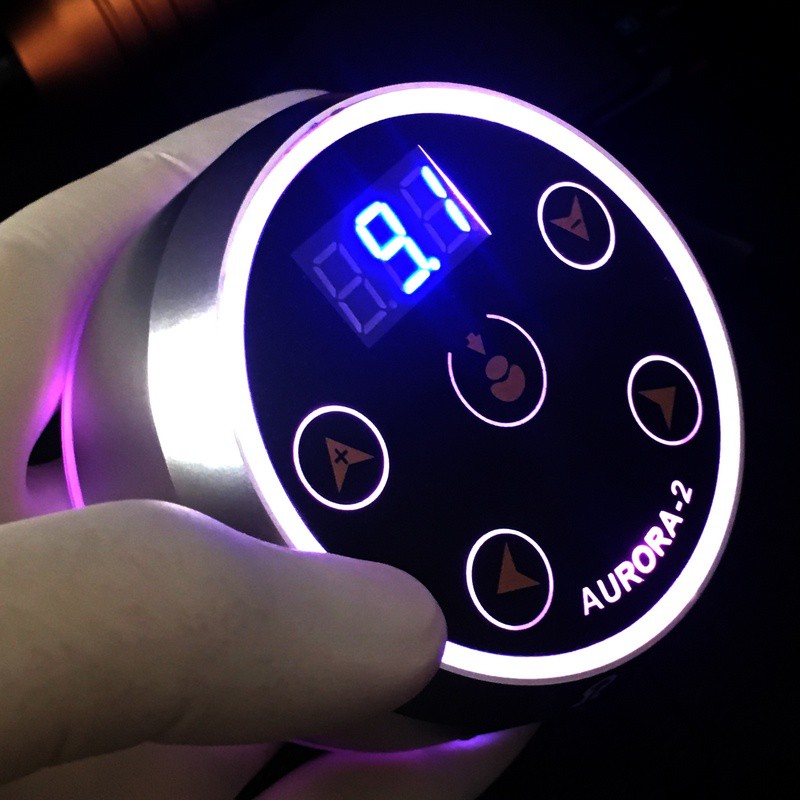 Bộ Nguồn Aurora-2 Cho Máy Xăm Có Màn Hình LED Cảm Ứng Chuyên dùng trong phun xăm thẩm mỹ