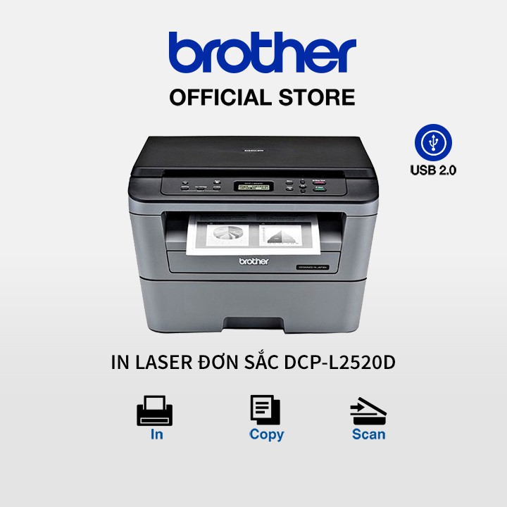 Máy in laser đa năng Brother DCP-L2520D