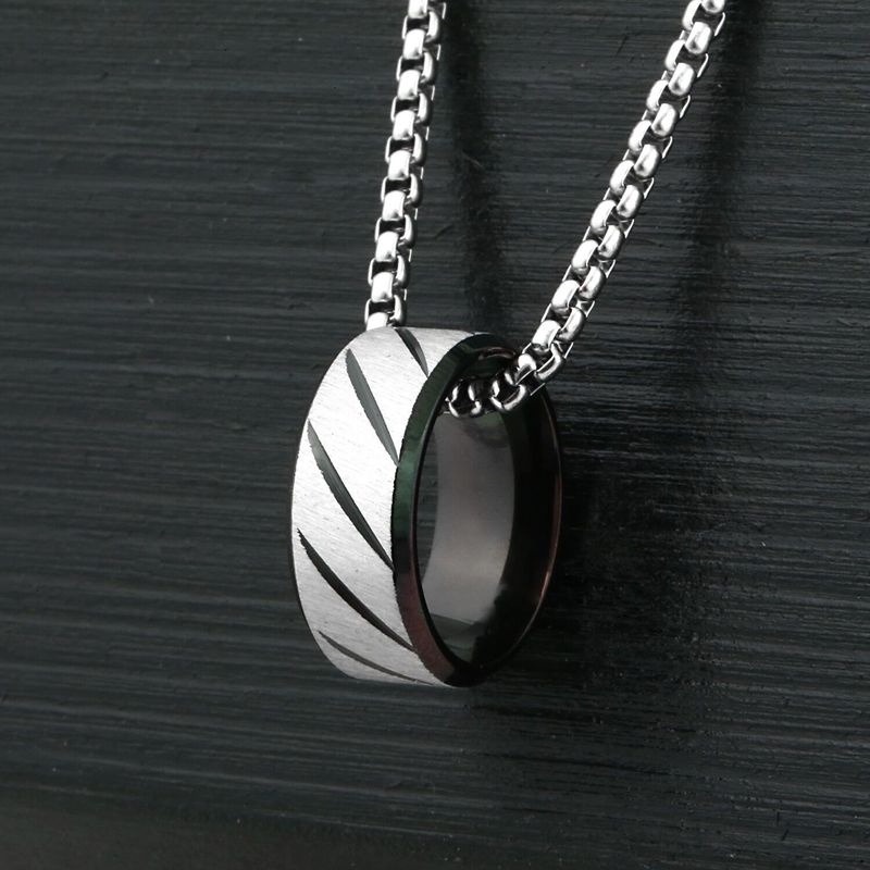 dây chuyền nam THÉP TITAN NGUYÊN - KHÔNG GỈ - KHÔNG PHAI MÀU Vòng cổ thời trang phong cách Hàn Quốc đơn giản