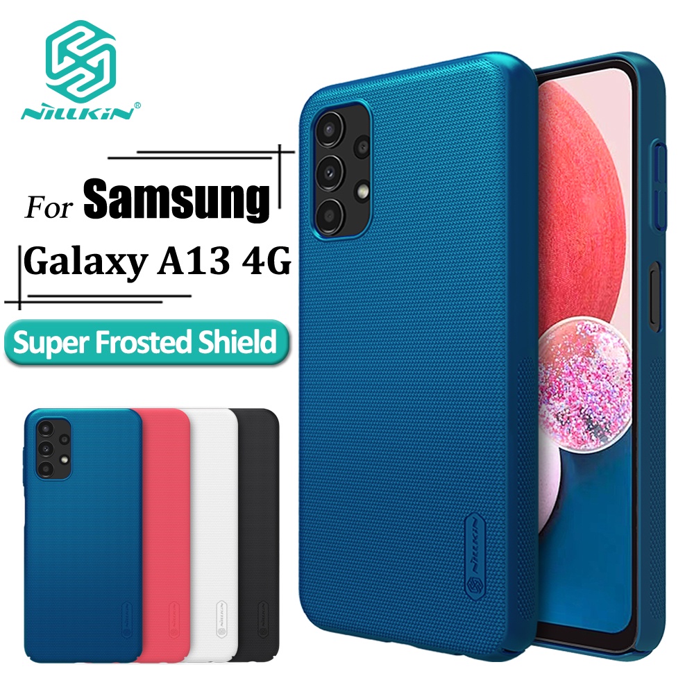 Ốp điện thoại NILLKIN bằng PC cứng siêu mỏng mặt nhám chống sốc chống dấu vân tay cho Samsung Galaxy A13 4G