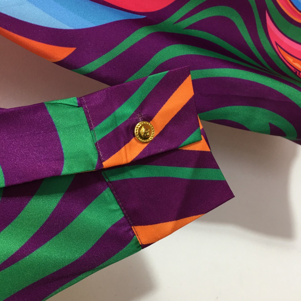 Áo sơ mi nữ thời trang cao cấp Versace phong cách cá tính, thời thượng