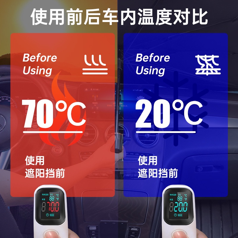 Ô Che Nắng Ô Tô Ô Che Kính Lái Ô Tô - Chất Liệu Bạt Phủ Titan Cách Nhiệt, Chống Nắng Bảo Vệ Nội Thất ÔTô [Hàng Cao Cấp]