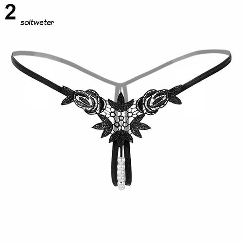 Quần lót lọt khe phối ren phong cách quyến rũ dành cho nữ