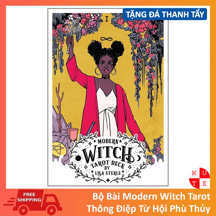 Bài Modern Witch Tarot 78 Lá Bài Tặng File Tiếng Anh Và Đá Thanh Tẩy