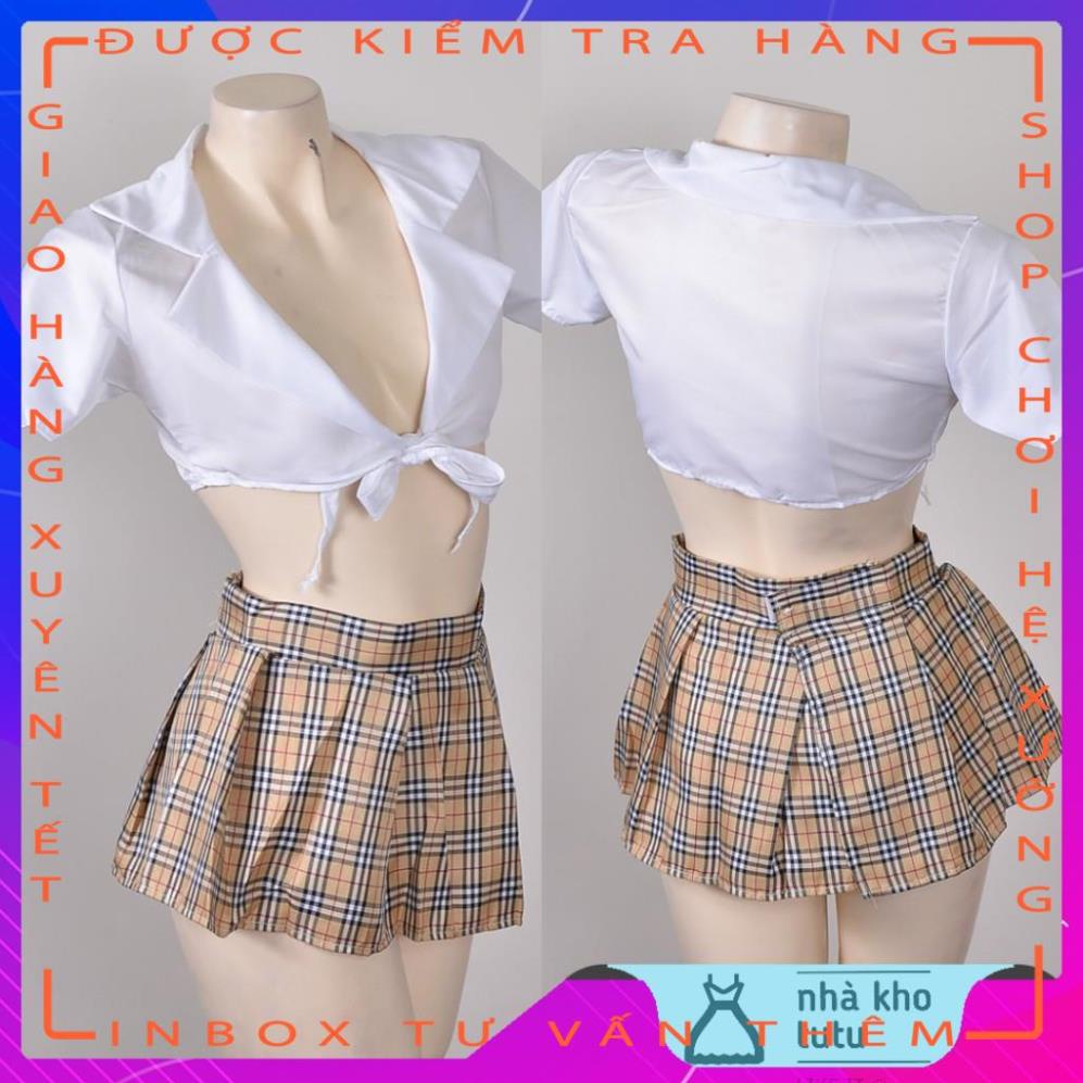 Bộ đồ ngủ cosplay học sính sexy L241  - hot tiktok | BigBuy360 - bigbuy360.vn