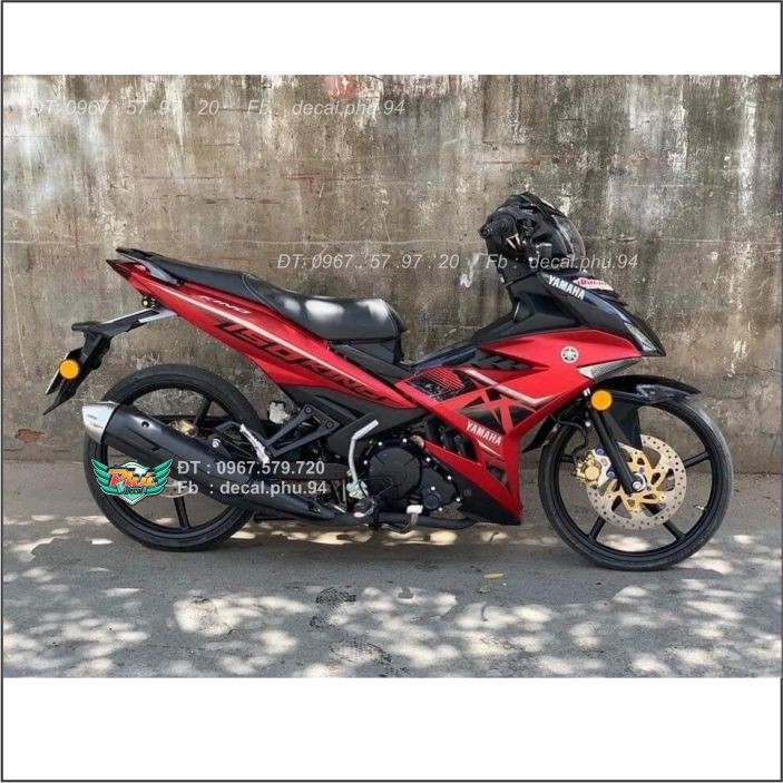 Tem Rời Exciter 150 Đỏ nhám Tem bóng (V)