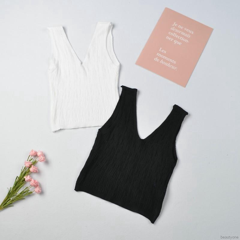  Áo tank top cổ chữ V cá tính thời trang cho nữ | BigBuy360 - bigbuy360.vn
