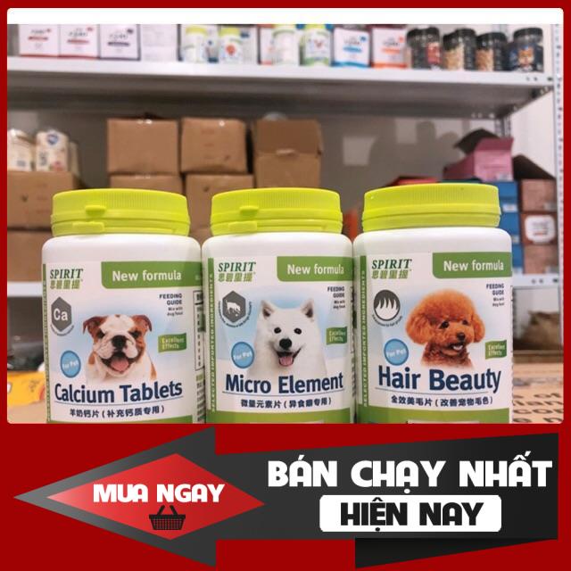 [❌GIÁ SỈ❌] HỘP 125 VIÊN DƯỠNG BỔ LÔNG/ CANXI/ KHOÁNG CHO CHÓ  0 ❤️