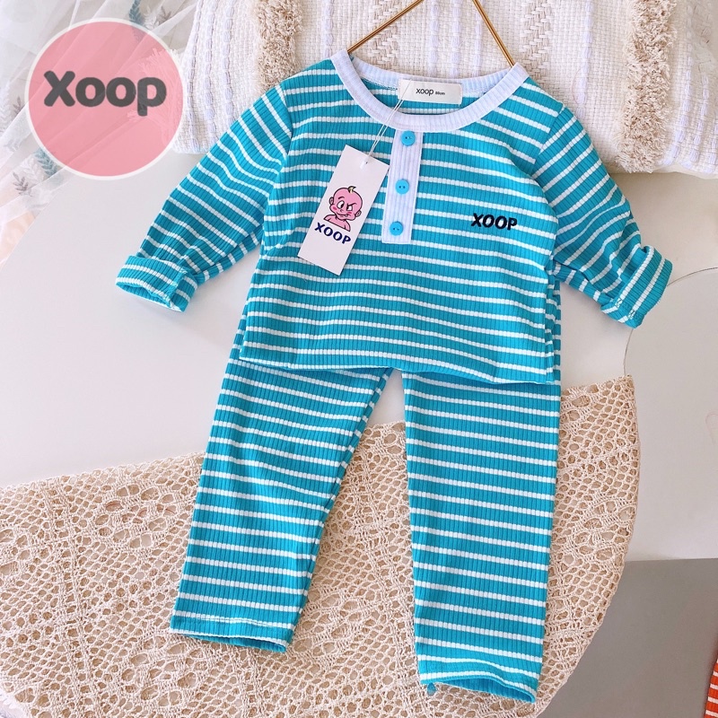 BỘ DÀI KẺ GÂN TĂM XOOP 3 CÚC CHO BÉ(9-19kg)