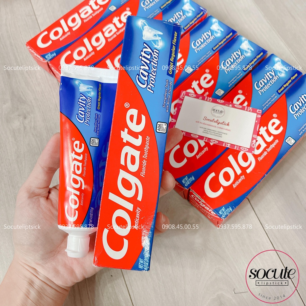 Kem đánh răng Colgate Cavity Protection 170g của Mỹ (Date 06/2022)