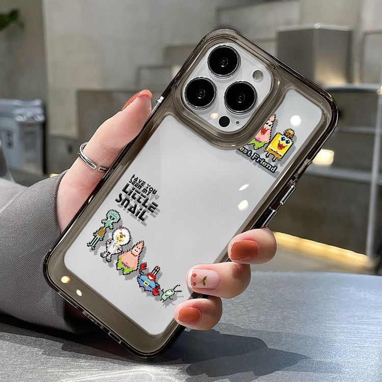 Ốp Điện Thoại Silicon TPU Mềm Trong Suốt In Họa Tiết Dễ Thương Cho IPhone 14 13 12 11 Pro XS Max XR X 8 7 6S Plus