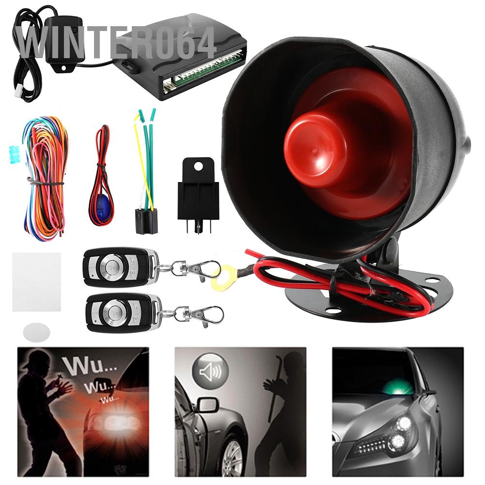 Công tắc bấm kích hoạt hệ thống báo động chống trộm cho xe hơi thông dụng 12V