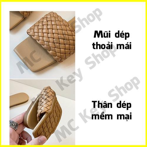 Dép Nữ Đan Thoáng Khí Đi Mùa Hè Trong Nhà Thời Trang Đi Làm, Đi Chơi Đẹp Giá Rẻ 2020 MC Key Shop