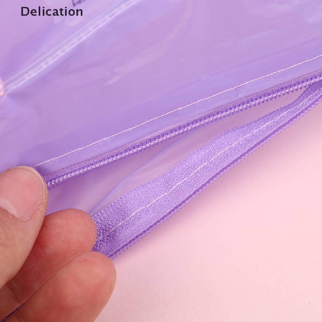 [Hàng mới về] Túi đựng mỹ phẩm trang điểm vật dụng vệ sinh cá nhân nhựa PVC trong suốt có khóa kéo dành cho du lịch