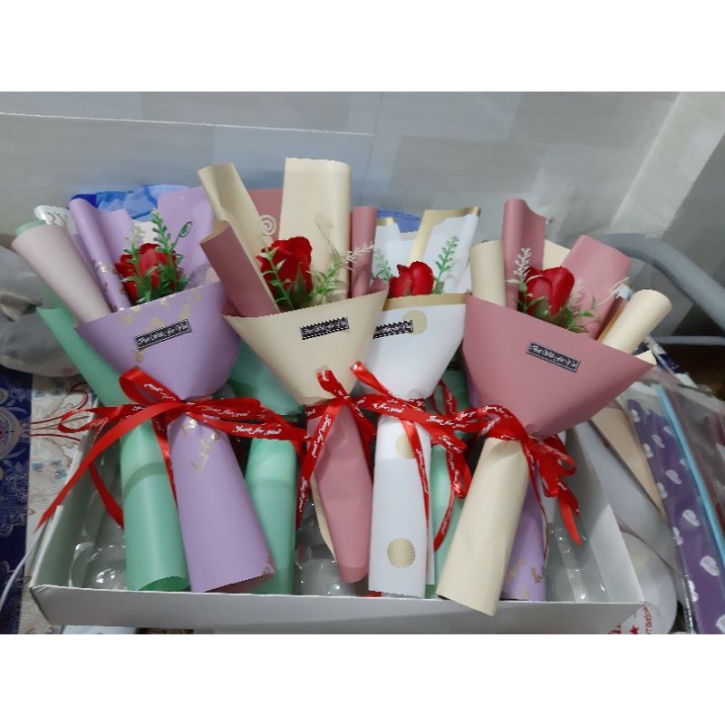 Hoa sáp 1 bông loại đơn giản