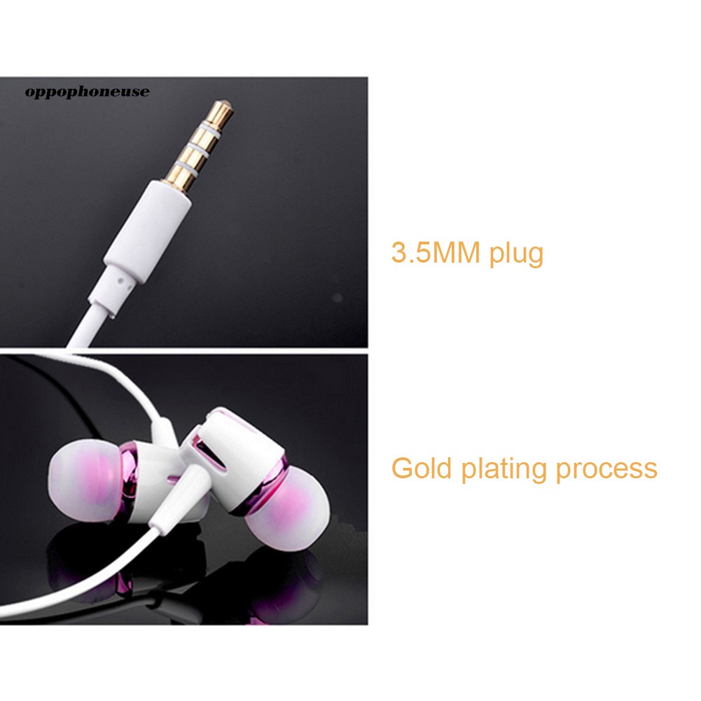 Tai Nghe Nhét Tai Chống Ồn Tích Hợp Mic Cho Điện Thoại Oppo