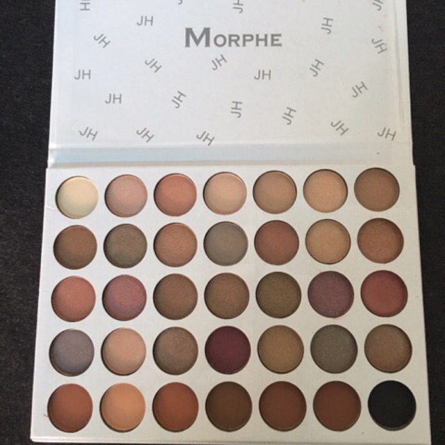 Bảng phấn mắt Morphe 35 ô bảng màu trắng